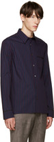 Thumbnail for your product : 3.1 Phillip Lim Navy & Purple Pyjama Shirt