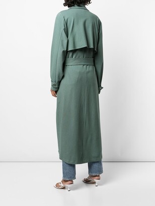 SABLYN Belted Long Trench Coat