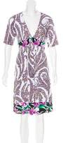 Thumbnail for your product : Tahari Floral Print Knee-Length Dress