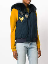 Thumbnail for your product : Furs66 jewel patch bomber vest