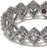Thumbnail for your product : Roberto Coin 18kt white gold Roman Barocco diamond and ruby ring