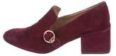 Thumbnail for your product : Tory Burch Suede Square-Toe Pumps