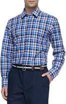 Thumbnail for your product : HUGO BOSS Check Twill Button-Down Shirt, Blue