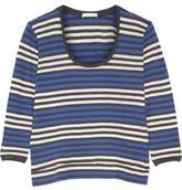 Thumbnail for your product : BRIGITTE Skin Striped Cotton-Jersey Pajama Top
