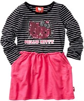 Thumbnail for your product : Hello Kitty Striped Long Sleeve Dress (Little Girls)