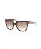 Thumbnail for your product : Yves Saint Laurent 2263 Yves Saint Laurent tortious printed acrylic rectangle frame sunglasses