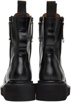 Thumbnail for your product : Toga Virilis Black Leather Lace-Up Boots