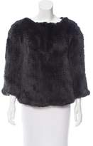 Thumbnail for your product : Brochu Walker Fur Crew Neck Sweater w/ Tags