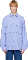Thumbnail for your product : Dries Van Noten Blue Buttoned Shirt