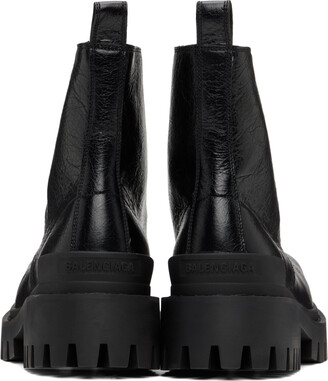 Balenciaga Black Strike Boots