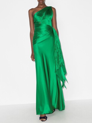 Maria Lucia Hohan Irma One-Shoulder Gown