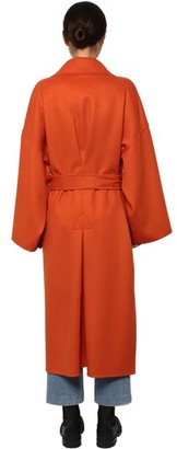 Loewe Belted Wool & Cashmere Cloth Coat