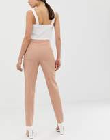 Thumbnail for your product : ASOS Tall DESIGN Tall slim pants with military button detail