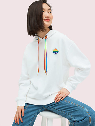 kate spade logo sherpa hoodie