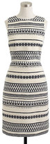 Thumbnail for your product : J.Crew Collection sculpted sheath in geometric stripe