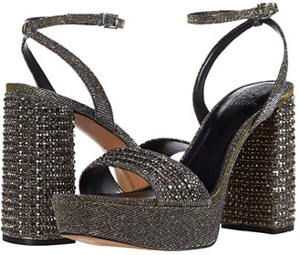 pewter rhinestone shoes
