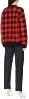 Thumbnail for your product : Dries Van Noten Checked wool-blend sweater