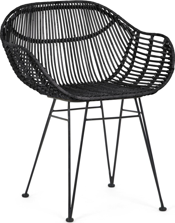 Dunelm Samara Accent Chair Black ShopStyle Armchairs & Recliners