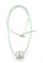 Thumbnail for your product : wrk-shp Concrete Necklace Mint Green