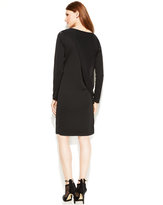 Thumbnail for your product : DKNYC Long-Sleeve Draped Blouson Dress