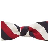 Thumbnail for your product : Brooks Brothers Black Fleece Triple Guard Stripe Bow Tie