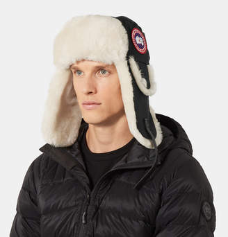 Canada Goose Shearling-Trimmed Shell Trapper Hat