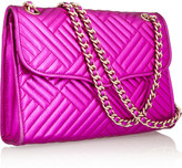 Thumbnail for your product : Rebecca Minkoff Metallic leather shoulder bag
