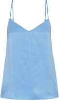 Thumbnail for your product : Equipment Layla Washed Silk-blend Camisole