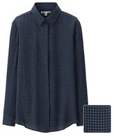 Thumbnail for your product : Uniqlo WOMEN Silk Print Long Sleeve Blouse