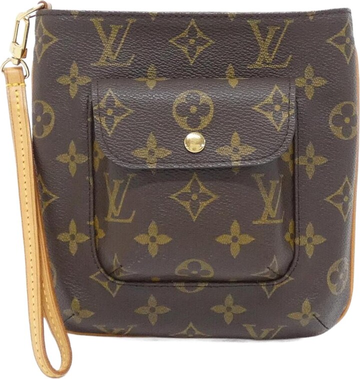 Louis Vuitton Bronze Monogram Canvas Shoulder Bag (Authentic Pre-Loved)