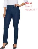 Thumbnail for your product : Isaac Mizrahi Live! Regular 24/7 Denim Straight Leg Jeans