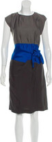 Thumbnail for your product : Derek Lam Knot-Accented Colorblock Dress