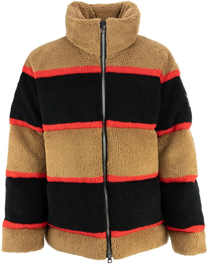Burberry Bradfield - Colour Block Fleece Jacquard Puffer Jacket - ShopStyle  Outerwear
