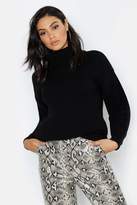 Thumbnail for your product : boohoo Tall Roll Neck Knitted Sweater