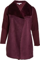 Thumbnail for your product : Single Thread Sweater Jacket with Faux Fur Trim