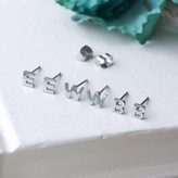Thumbnail for your product : Florence London Silver Little Letter L Earring