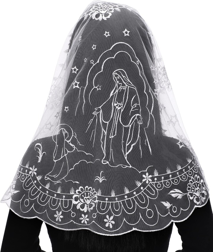 Bozidol Catholic Mantilla Chapel Veil Spanish Religious Prayer Veil