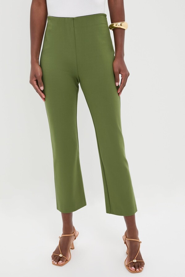 Olive Ponte Pant ShopStyle