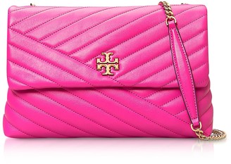Red Kira Chevron Small Camera Bag Crazy Pink Tory Burch Kira Pink