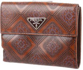 Thumbnail for your product : Prada Print Chic Compact Wallet