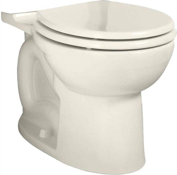 Cadet 3 FloWise Tall Height Round Toilet Bowl Only in Linen