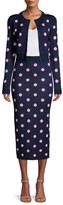 Thumbnail for your product : Victor Glemaud Polka Dot Wool Crop Cardigan