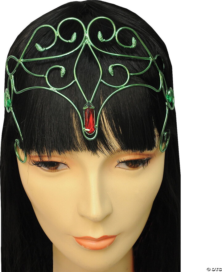 Rubie s Costume Co Inc Rubies Costume GLHW9192 Womens Medusa Headpiece, Green & Red