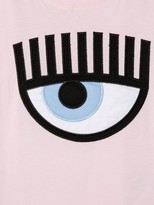 Thumbnail for your product : Chiara Ferragni Kids eye logo T-shirt