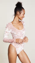 Thumbnail for your product : Cosabella Bisou Velvet Thong Back Bodysuit