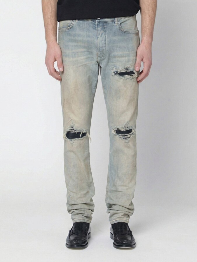 Amiri Jeans Men color Denim