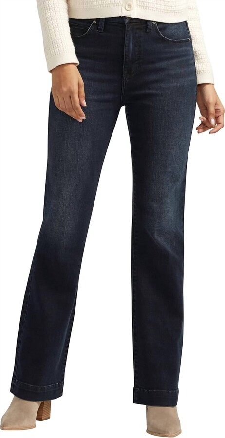 Jag Phoebe Cropped Boot Jeans In Bastille Blue