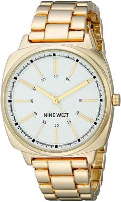 Nine West Women's NW/1686WTGB -Tone Bracelet Watch