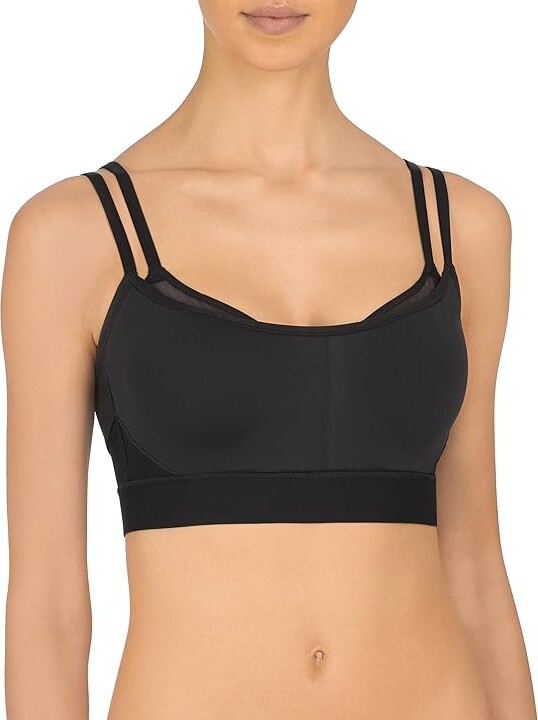 Natori Gravity Contour Underwire Sport Bra Women's Bra Black : 34DDD, Lycra/Mesh/Polyester