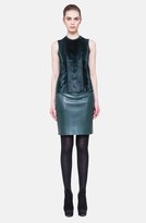 Thumbnail for your product : Akris 'Mappa' High Waist Leather Skirt